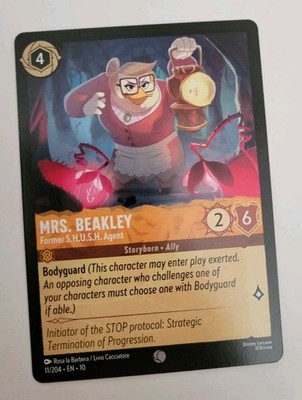 Disney Lorcana TCG - Whispers In The Well: Mrs. Beakley (011/204) - Common - NM