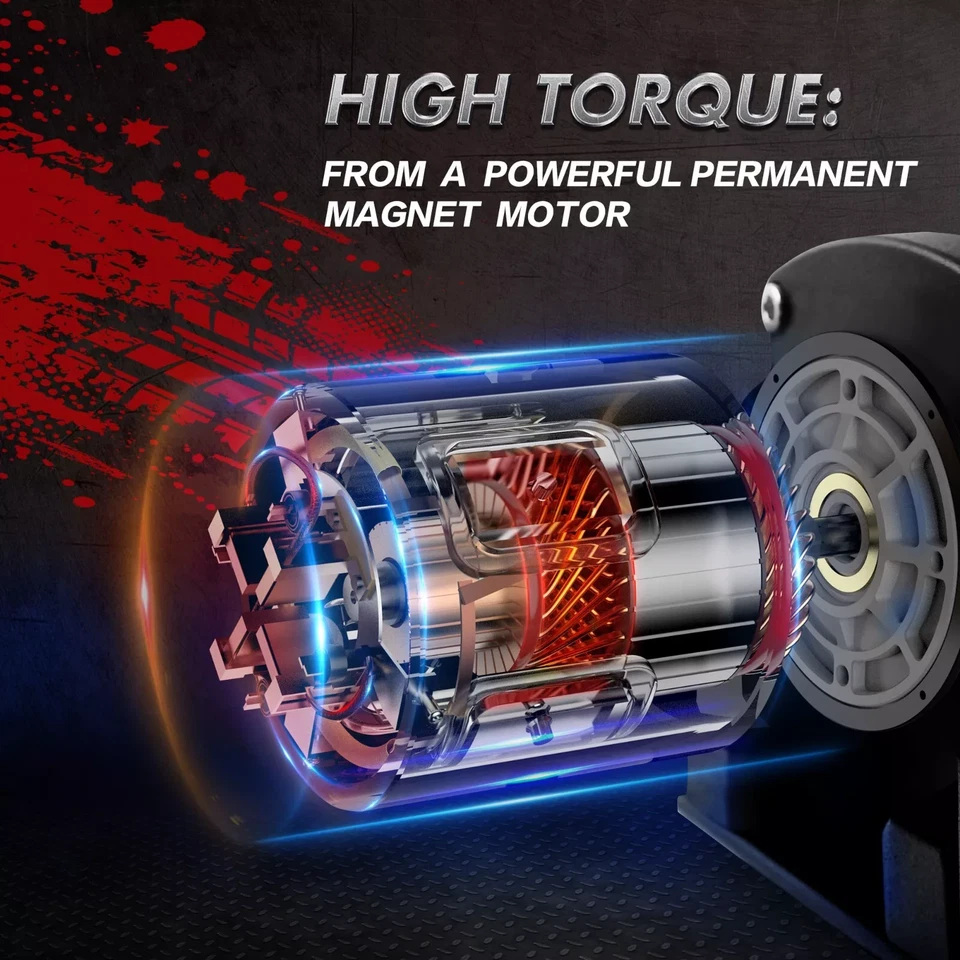 X-BULL 4500LB Electric 12V ATV Winch Synthetic Rope Towing Trailer UTV 4X4 Winch Foto 3 de 4