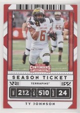 2020 Panini Contenders Draft Picks Ty Johnson #100 02dq