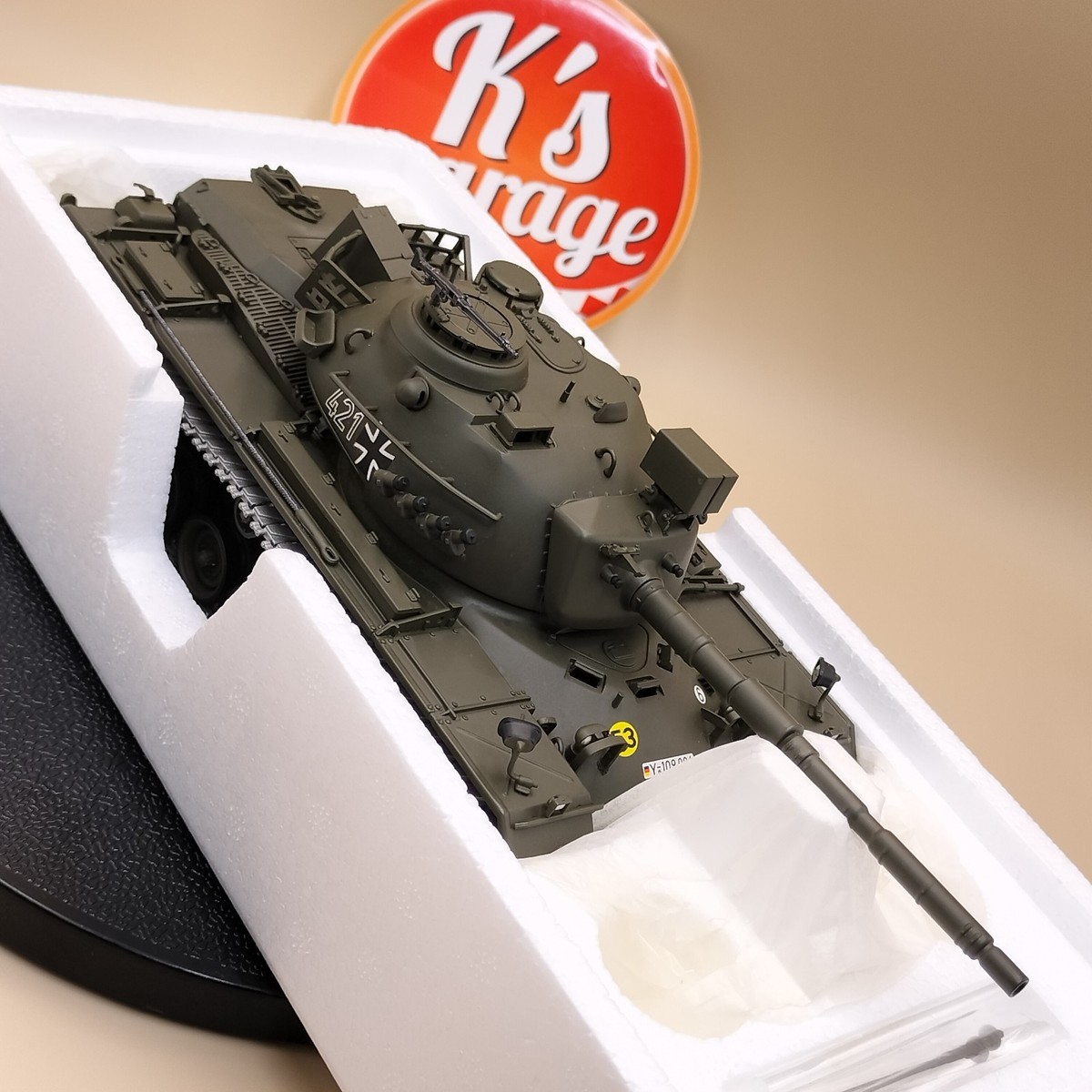 MINICHAMPS 1/35 M48 A2GA2 1984 German Tank #421 350041001 Diecast