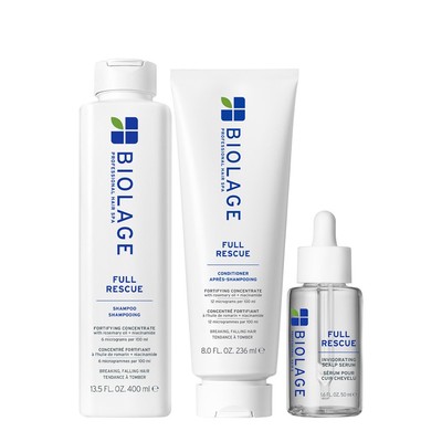 Biolage Professional Hair Spa Full Rescue Shampoo 400ml Conditioner 236ml Serum 