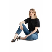 Prada Leather Buckle Platform Pumps Sandals Black Size 37.5