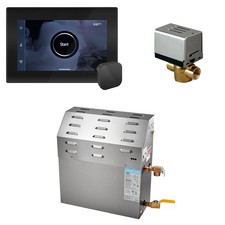 Mr. Steam MSSUPER2EC1 iSteamX Steam Shower Kit Black x Matte Black