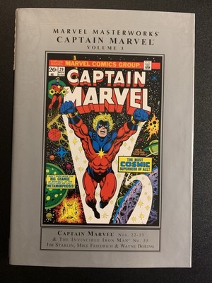 2008 Captain Marvel Vol 3- Marvel Masterworks Ex Cond