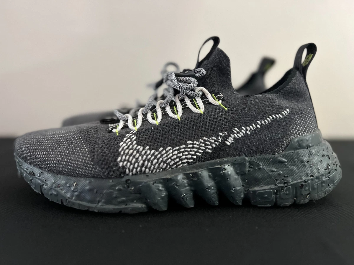Men’s size 8.5-Nike Space Hippie 01 DJ3056-001 ‘Black Volt’ Flyknit Sneaker Nike Space Hippie 01 (Anthracite/White-Black-Volt) – Rock  main image 3