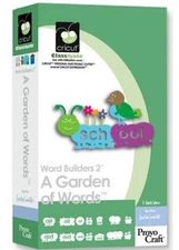 CRICUT WORD BUIDERS 2 *A GARDEN OF WORDS* CLASSMATE FONT CARTRIDGE *NEW SEALED*