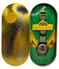 Vintage 90’s Power Rangers Watch Analog Tommy Power Glow New Battery W Box RARE