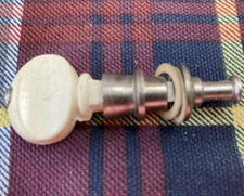 One Vintage Grover Champion White Button Mandolin/Ukulele Friction Tuner~ 2-1/8"