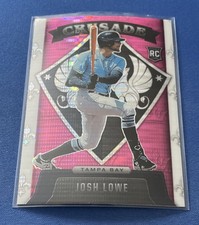 2022 Panini Chronicles Crusade Pink #8 Josh Lowe RC Tampa Bay Rays