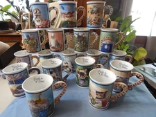 Comical Cats Porcelain Collector Mugs Gary Patterson Danbury Mint YOU PICK $8