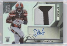 2015 Panini Spectra Rookie Patch Auto 24/75 Duke Johnson #183 Patch Auto 0c3