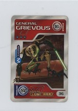 Mini cartas Sabritas Star Wars The Clone Wars 2009 General Grievous #36 07qw