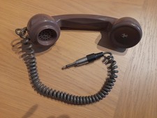 Original BT Gpo 746 60 Mobile DJ Telephone Headphone Brown Vinyl Soul Ska Reggae