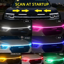 Waterproof Dynamic Meteor Car Hood Lights Strip Flexible Cuttable Led Strips Waterproof Dynamic Meteor Car Hood Lights Strip Flexible Cuttable Led Strips
