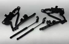 BLACK 2011-2016 BMW F10 528I 535I 550I HOOD HINGES STRUTS PAIR LEFT & RIGHT OEM