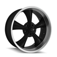 20x10 Ridler 695 Blackmachined Lip Wheel 5x4.75 0mm