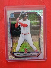 2026 Bowman #BCP-141 Justin Gonzales Red Sox Chrome Prospects Mojo Refractor