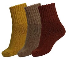 Women's Winter Solid Socks Thick Warm Socks Cozy Crew Socks for Mix-color 4