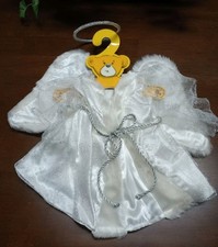 Build-A-Bear Workshop White Angel Costume Dress with Halo for Teddy Bear