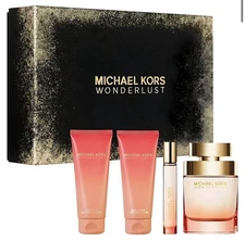 Michael Kors Wanderlust Eau De Parfum, Shower Gel & Body Lotion Gift Set 300 ML