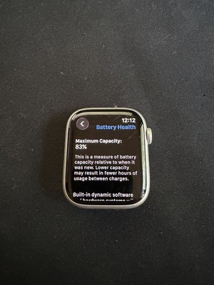 Apple Watch Series 8 45mm - GPS - Starlight Aluminum MNP93LL/A - Watch Only