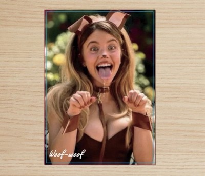 SYDNEY SWEENEY Euphoria Who s The Doggie Trading Card Woof Woof Cassie Ltd 50