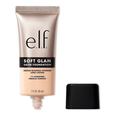 e.l.f. Cosmetics Soft Glam Satin Foundation (14 Fair Cool 1.0 oz)