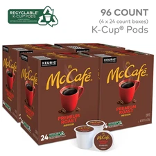 McCafe, Premium Roast Coffee, Keurig Single Serve K-Cup Pods, 96 Count