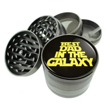  Dad Father's Day D5 Titanium Grinder 4 Piece Magnetic Hand Mueller 