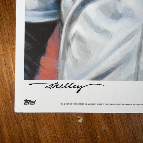2025 Topps Living JAZZ CHISHOLM 10x14 Art Print JARED KELLEY Signed SP #5/5 - Picture 2 of 5