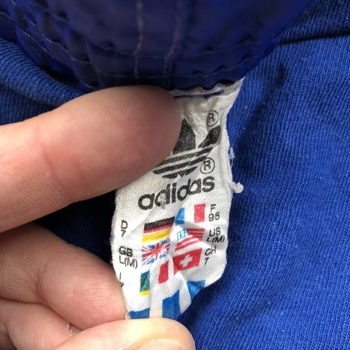 Adidas Vintage Men’s 80’s Retro Sprinter Sports Shorts Blue Size W40 - Picture 8 of 17
