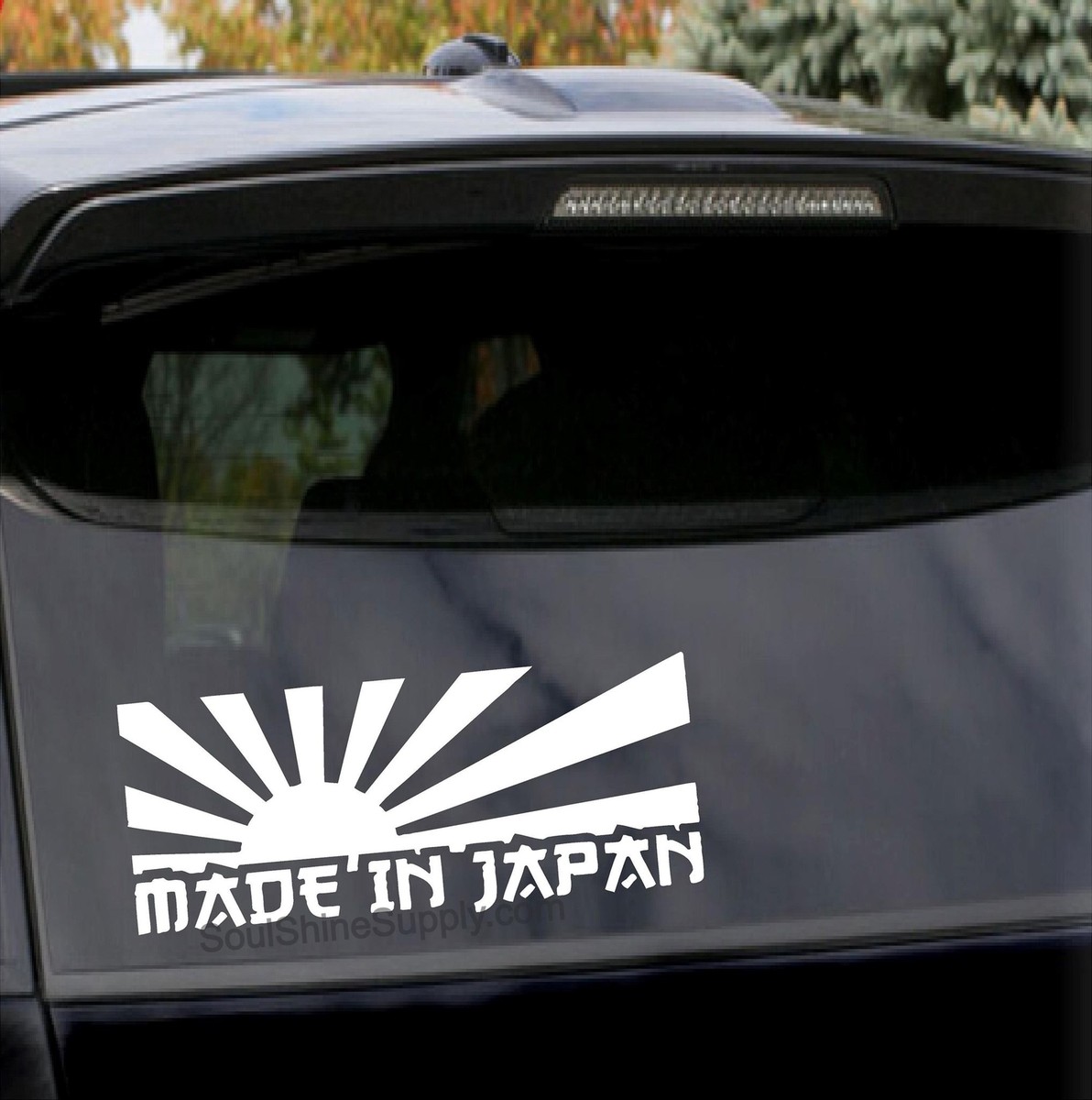 JINTORA Adesivo Per Auto - Made In Japan Flag - 117x99 Mm - JDM - Foto 8