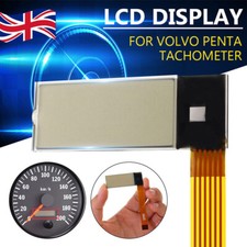 Replace For Volvo Penta Marine Yanmar Tachometer Hour Meter LCD Display & Ribbon