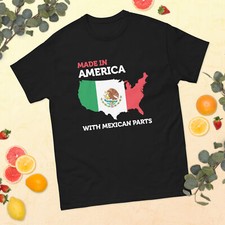 Made in America with Mexican Parts Mexico Short-Sleeve Unisex T-Shirt
