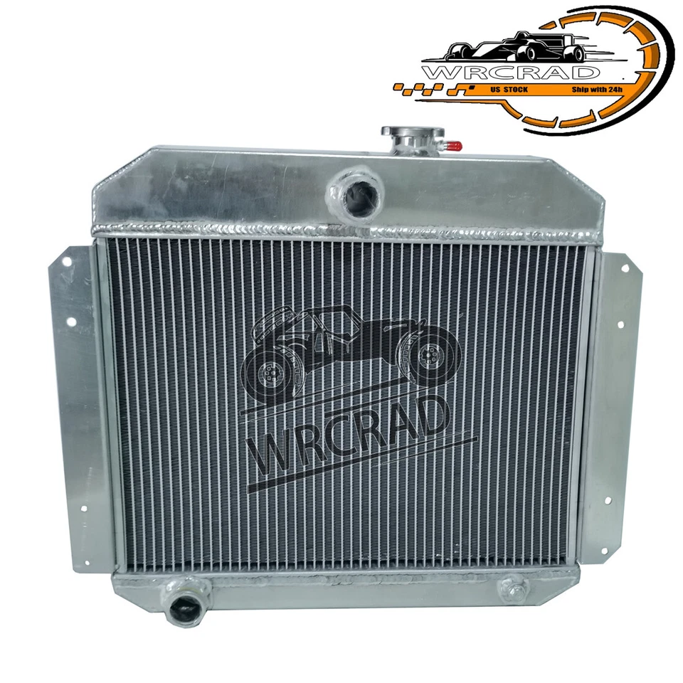 2Row Aluminum Radiator Fit 1951 1952 1953 Willys Aero Station Wagon MT 2.6L 2.2L - Изображение 2 из 4