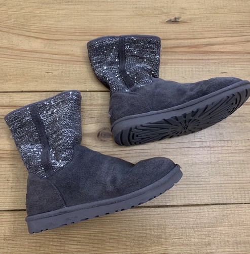 Woman's Ugg boots grey size 8 | eBay