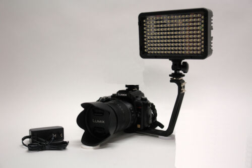 Pro XF205 4K 2 HD LED video light w AC adapter for Canon XF200 XF105 XF100 cam - Picture 1 of 11