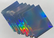 Staples 2-Pocket Silver Iridescent Poly Portfolio Folders Water  Tear Resistant