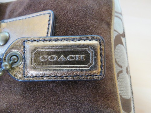 SPECIAL EDITION 2004! Vintage COACH HAMPTON BRONZE SATCHEL Bag Purse WALLET! - Picture 4 of 13