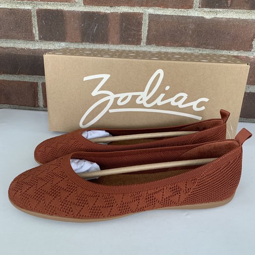 Ballerine casual Zodiac donna Camden-1 tessuto slip on US 10 M NUOVE - Foto 5 di 9