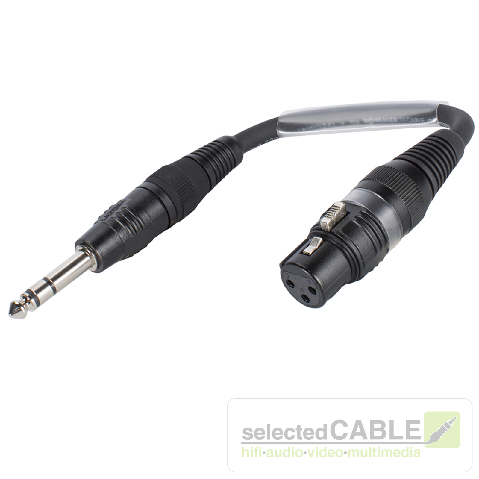 Thumbnail - Sommer Cable 6,3mm Klinke Male <-> Xlr 3-pol Female Road-adapter