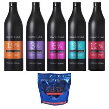 Scandic Blondierung Set 500g Creme Oxydant 1L Entwickler 6 9 12 % Blondierpulver