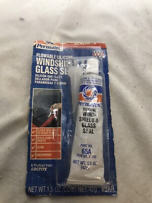 NWT Permatex 81730 Flowable Silicone Windshield and Glass Sealer, 1.5 oz. Tube