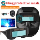 Auto Darkening Welding Helmet Mask Welders Arc Tig Mig Grinding Solar Powered
