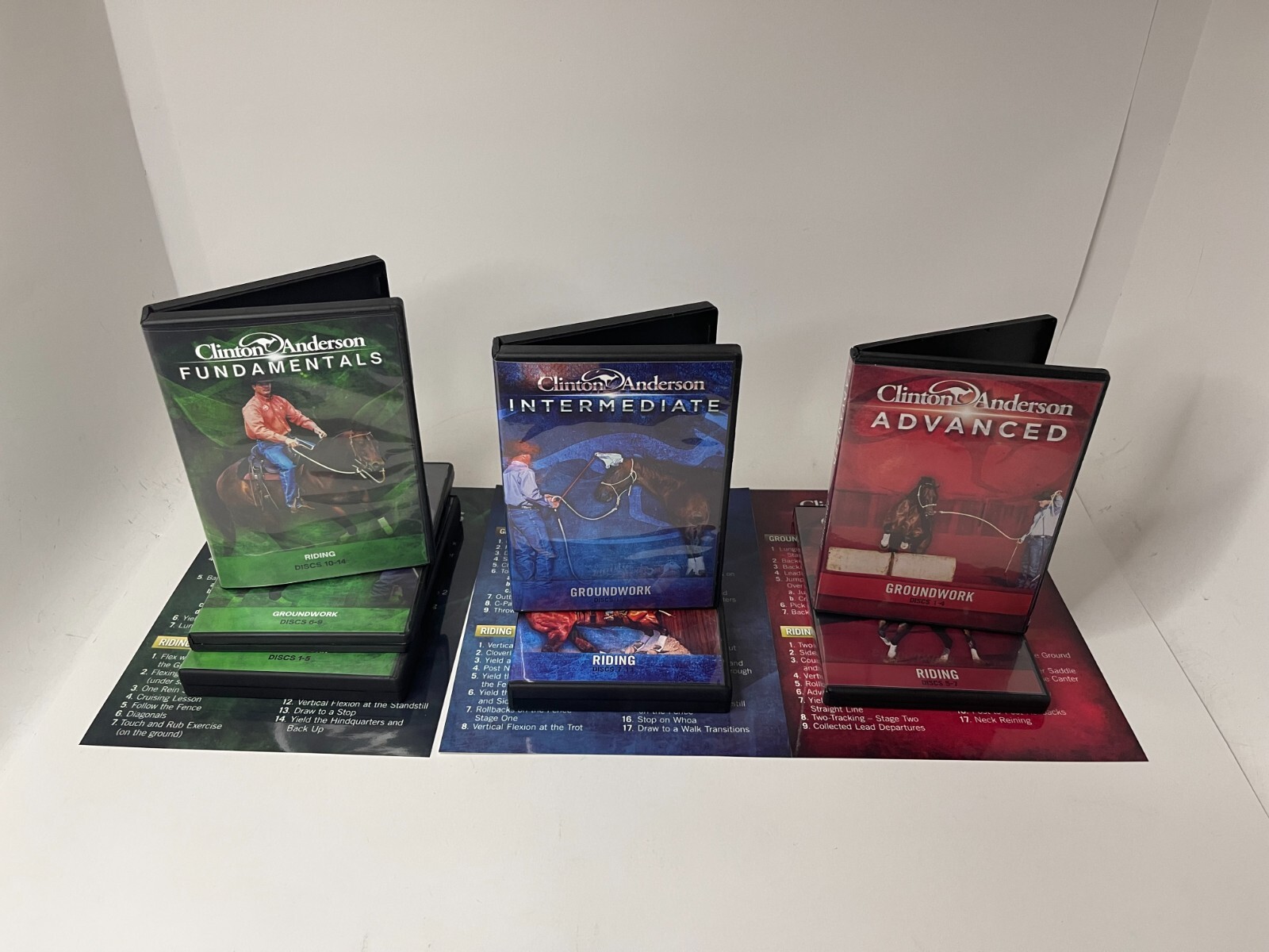 Clinton Anderson Fundamentals Intermediate & Advanced 3 Courses 32 DVD