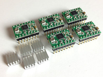5x A4988 Schrittmotor Treiber Shield für RAMPS 1.4 | 5 Stück
