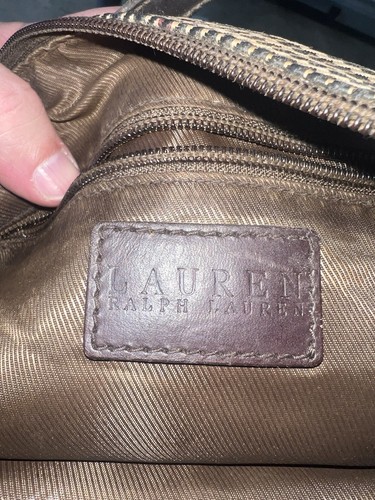 Vintage Ralph Lauren Houndstooth Shoulder Bag Handbag Purse, Tweed - Picture 11 of 14