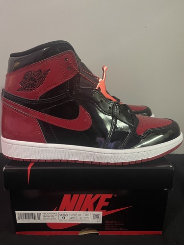 Nike Air Jordan 1 Retro High OG 'Patent Bred' UK 8 US 9 EUR 42.5 | eBay