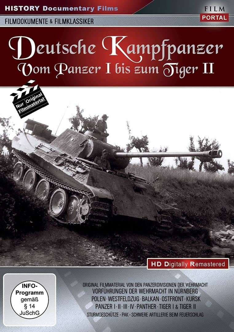 Deutsche Kampfpanzer (DVD) 2. Weltkrieg Panzer I-II-III-IV Ostfront