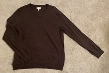 L Men  s Dark Gray/Green Sweater - Sonoma Life  Style